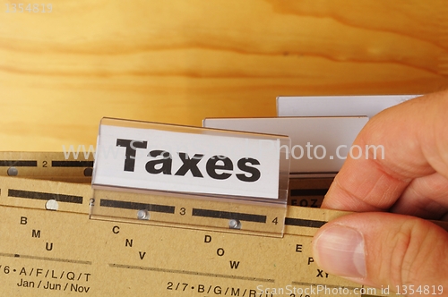 Image of taxes