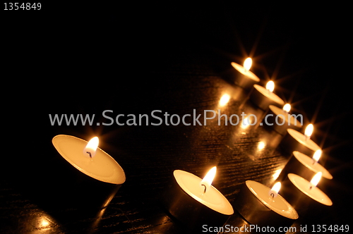 Image of romantic candle light