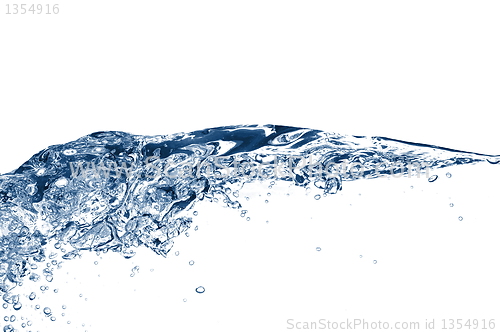 Image of fresh water with bubbles