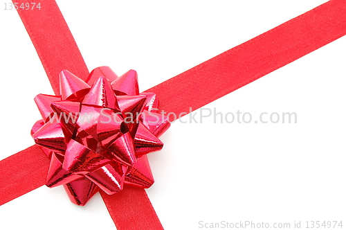 Image of Christmas Gift with ribbon