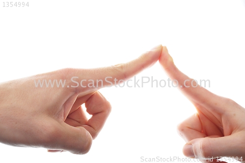Image of man and woman hands
