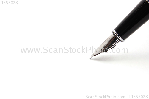 Image of fountain pen isolated on white background