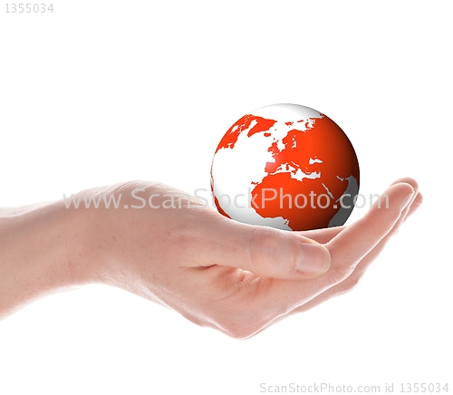 Image of world on your handy