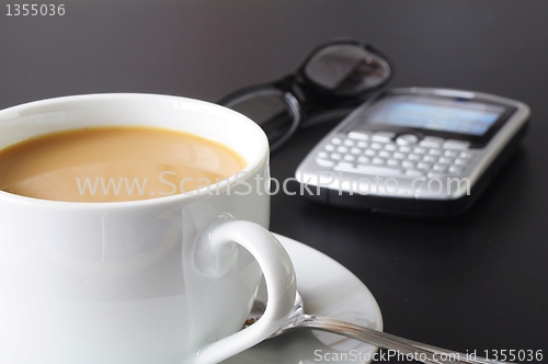 Image of coffee at work