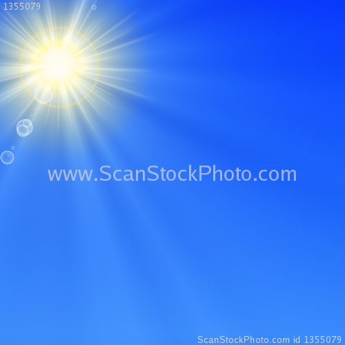 Image of blue sky