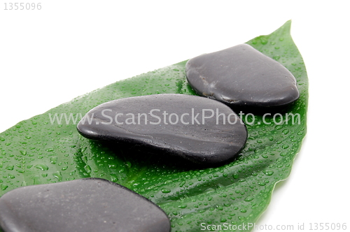 Image of stones isolated on white background