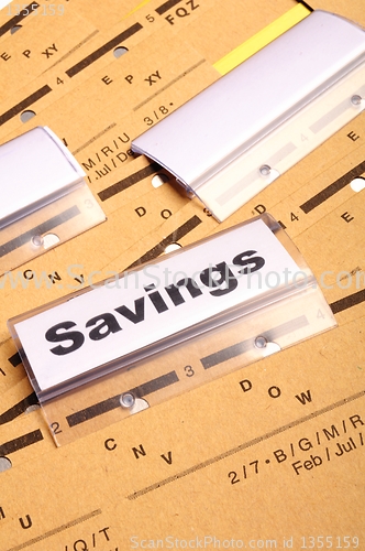 Image of savings