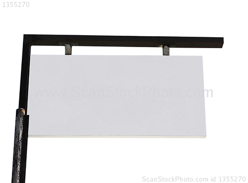 Image of Blank Sign