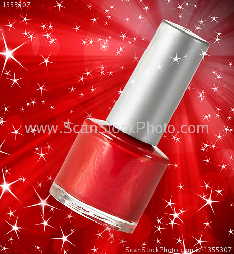 Image of red nail polish