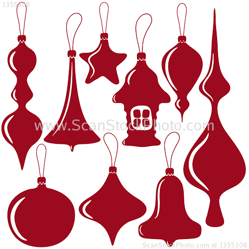 Image of Set Christmas`s toys