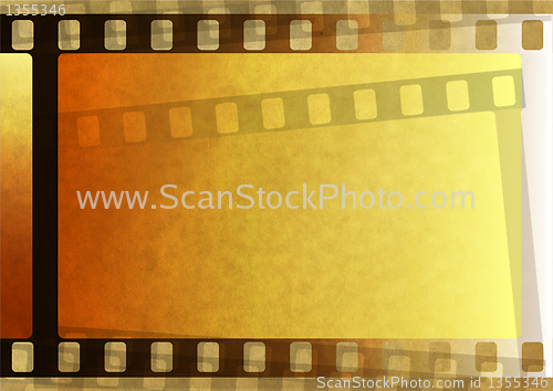 Image of Old paper with film