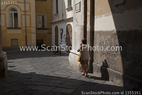 Image of Walking in the sun