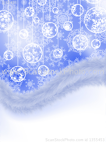 Image of Elegant new year and cristmas card template. EPS 8