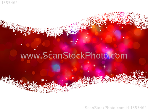 Image of Defocused abstract christmas background. EPS 8