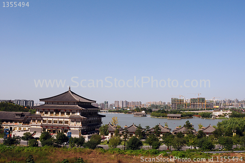 Image of Skyline of Xian, China