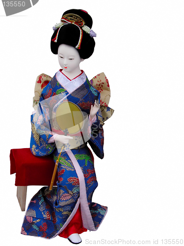 Image of Geisha doll sitting