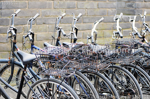 Image of Parked bikes