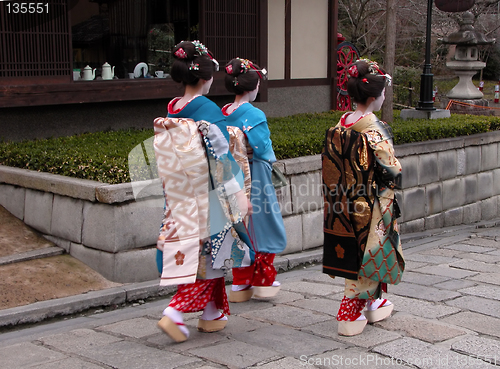 Image of Three geishas