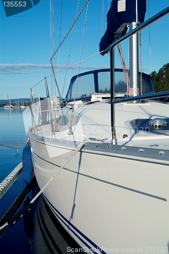 Image of Sailing yacht in the harbour