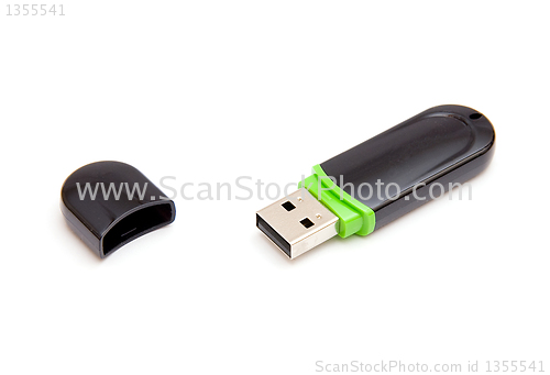 Image of Flash drive isolated on white background