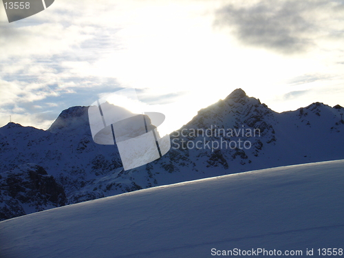 Image of St Moritz Sunset