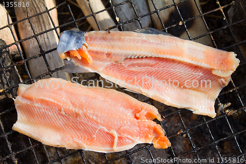 Image of salmon fillet