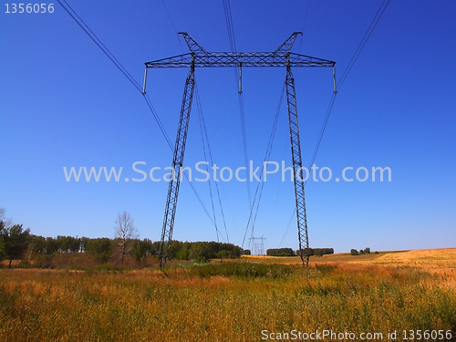 Image of electrical grid near field