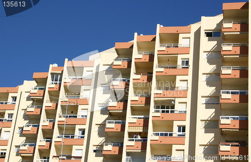 Image of large apartment block