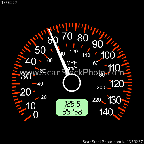 Image of car speedometers for racing design.