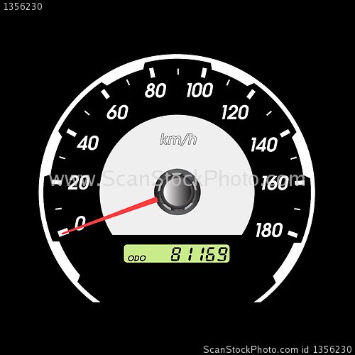 Image of car speedometers for racing design.