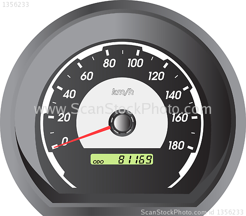 Image of car speedometers for racing design.