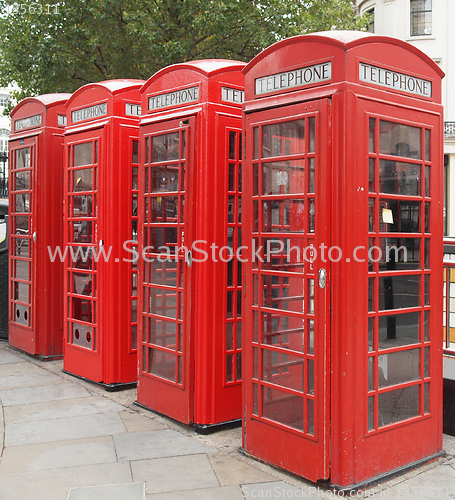 Image of London telephone box