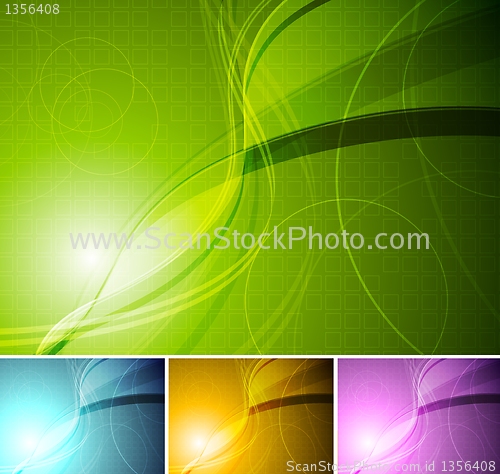 Image of Colourful stylish backgrounds