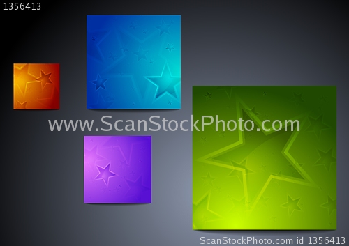 Image of Colourful star backgrounds