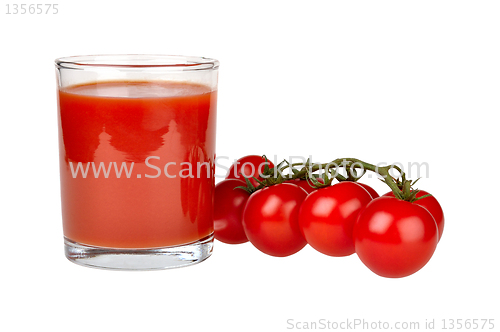 Image of tomatoes and tomato juice