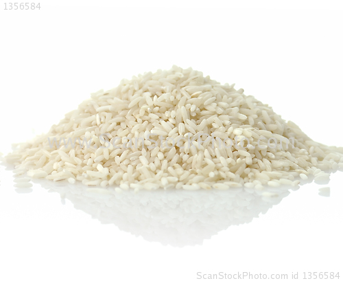 Image of raw white rice