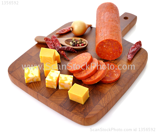 Image of Pepperoni Salami and cheese