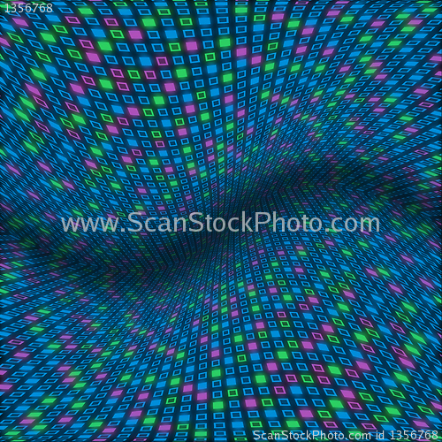 Image of Abstract pattern of pastel squares