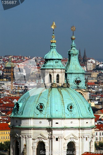 Image of prague roof top view