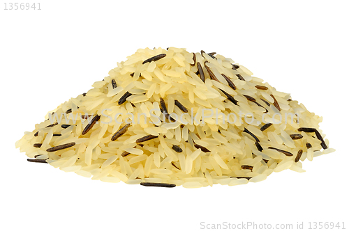 Image of mixture of purified and wild rice