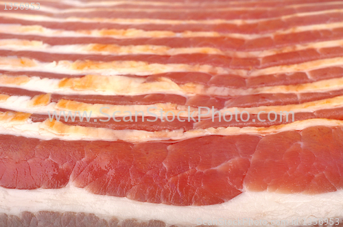 Image of raw bacon