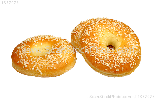 Image of bagels with sesame