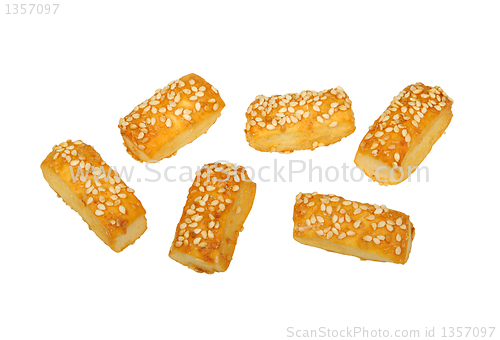 Image of cookies with sesame seeds
