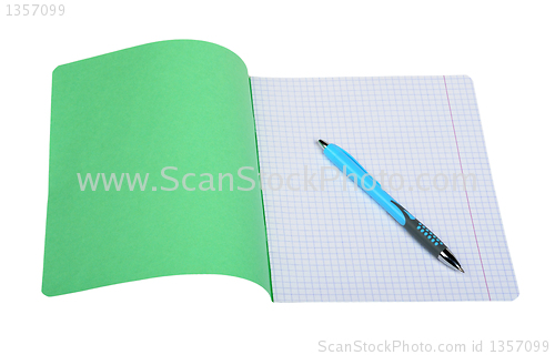 Image of Notebook and pen