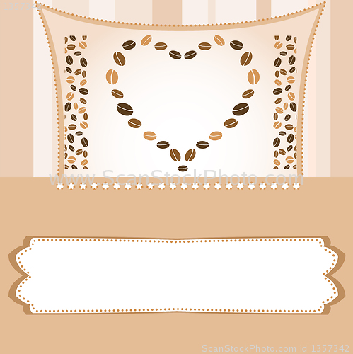 Image of cafe coffee menu vector card card