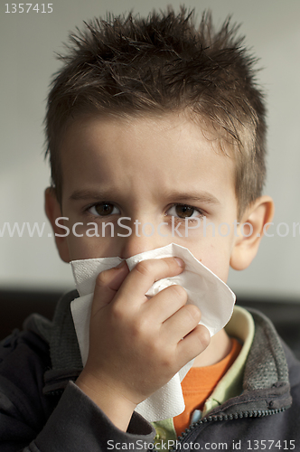 Image of Child suffering from a cold