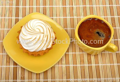 Image of coffee and cake