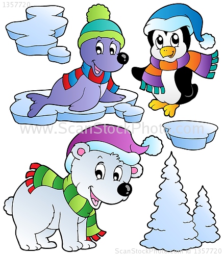 Image of Wintertime animals collection 2