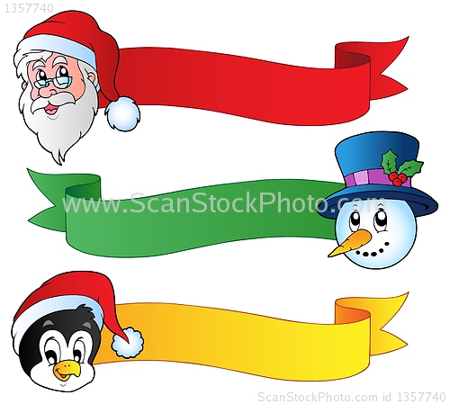 Image of Christmas ribbons collection 1