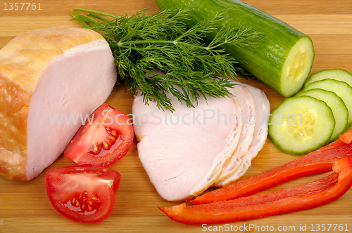 Image of meat and vegetables